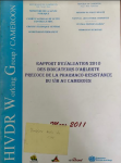 Rapport d'&eacute;valuation 2010 des indicateurs d'alerte pr&eacute;coce de la pharmacoresistance du vih au Cameroun