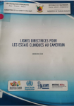 Lignes directives pour les essais cliniques au cameroun